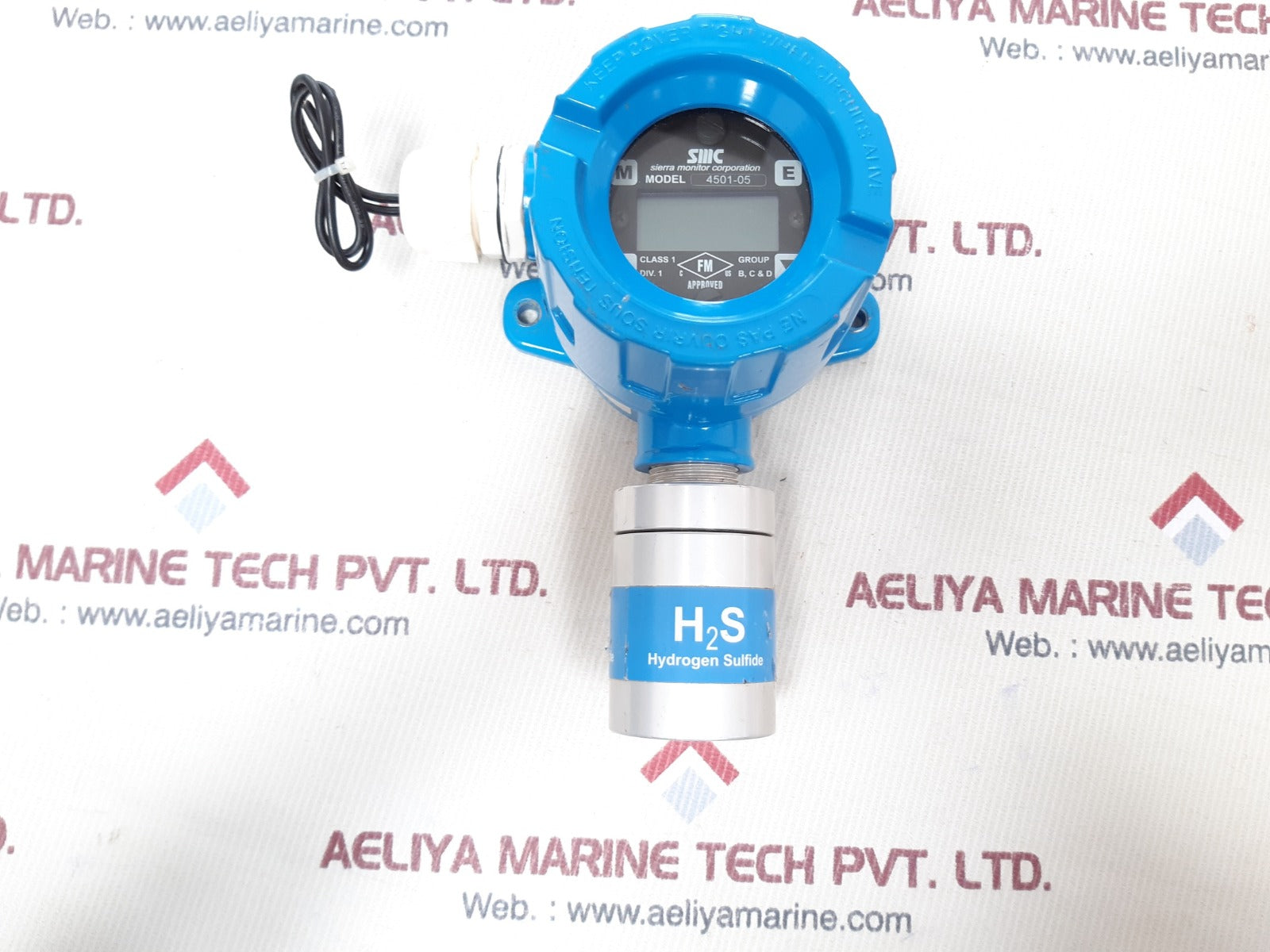Sierra Monitor 4501-05 Gas Monitor Class 1 0-100Ppm H2S
