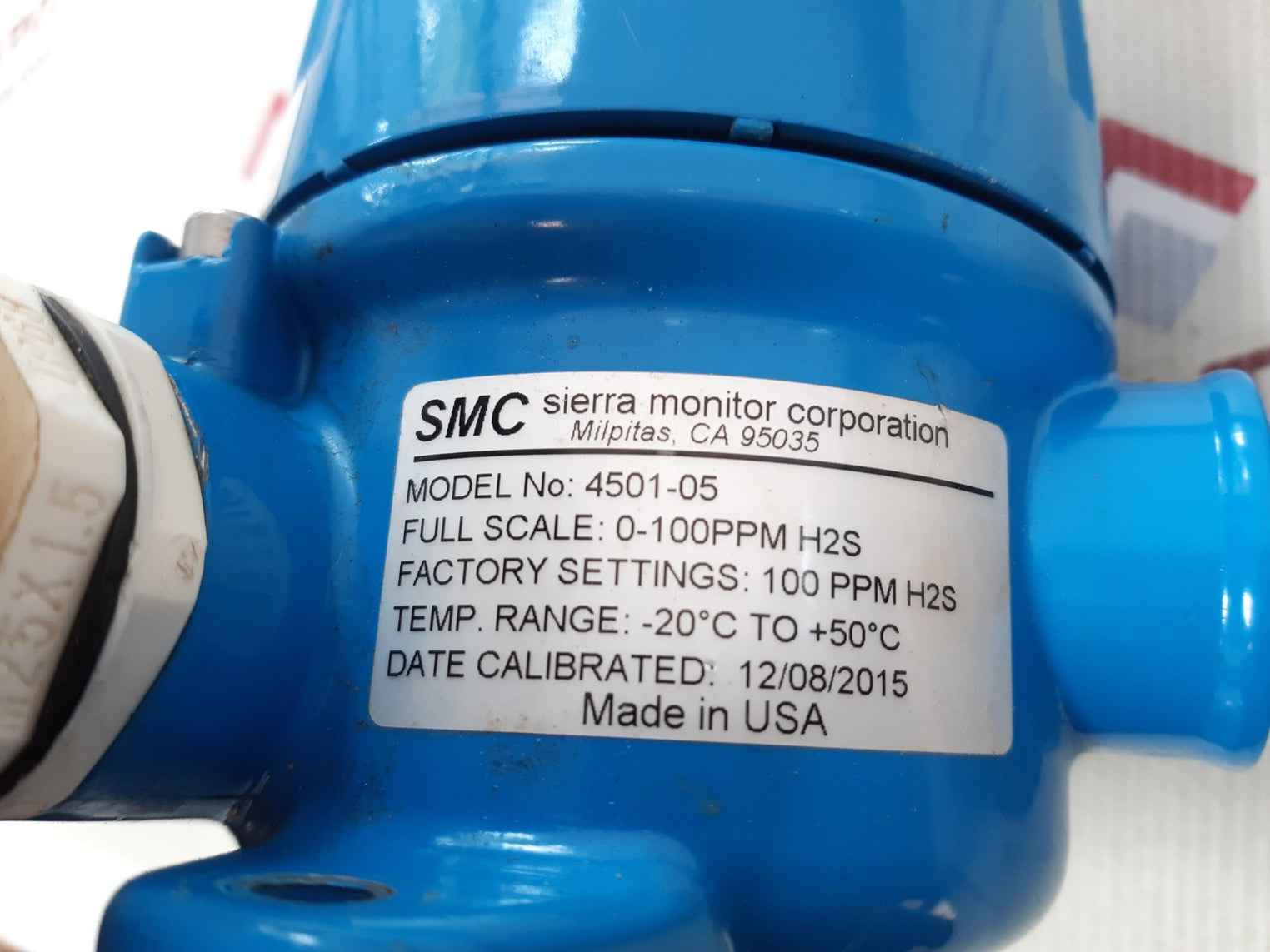 Sierra monitor 4501-05 gas detector