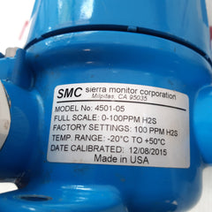 Sierra monitor 4501-05 gas detector
