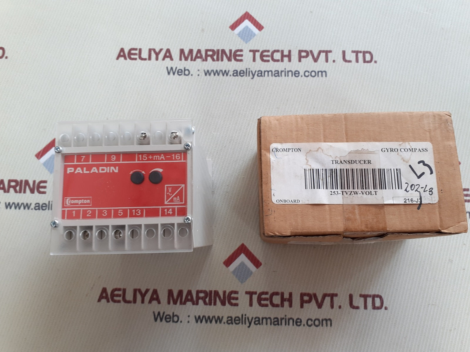 Crompton paladin 253tvzw ac current transducer Aeliya Marine Tech