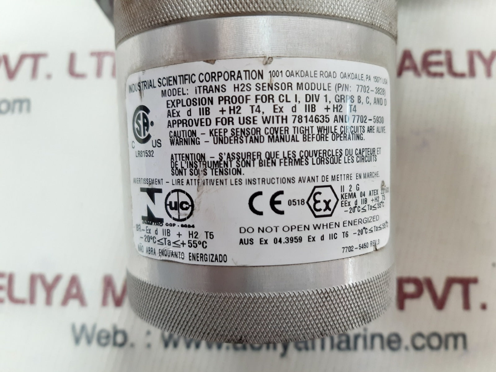 Itrans 7702-3828 H2S Sensor Module