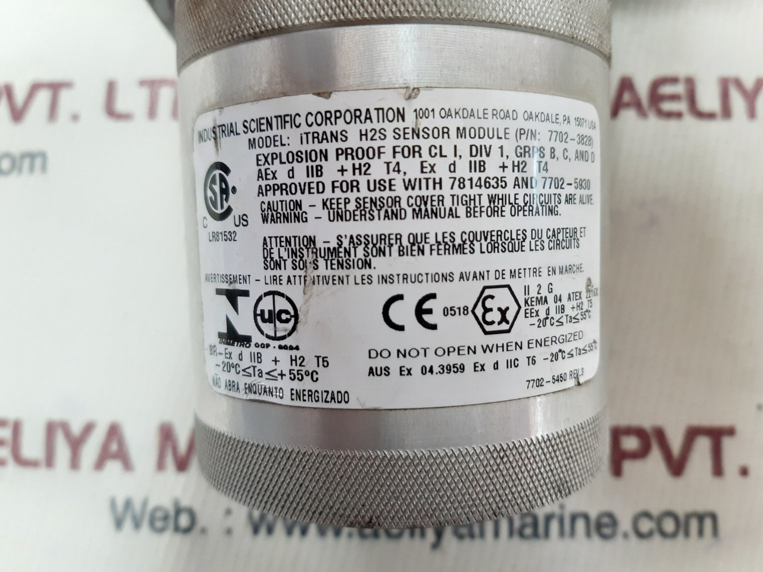 Itrans 7702-3828 H2S Sensor Module