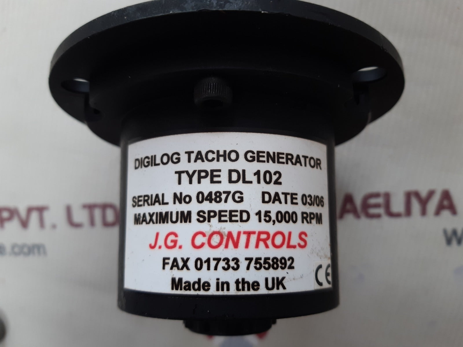 Dl 102 digilog tacho generator 15000 rpm