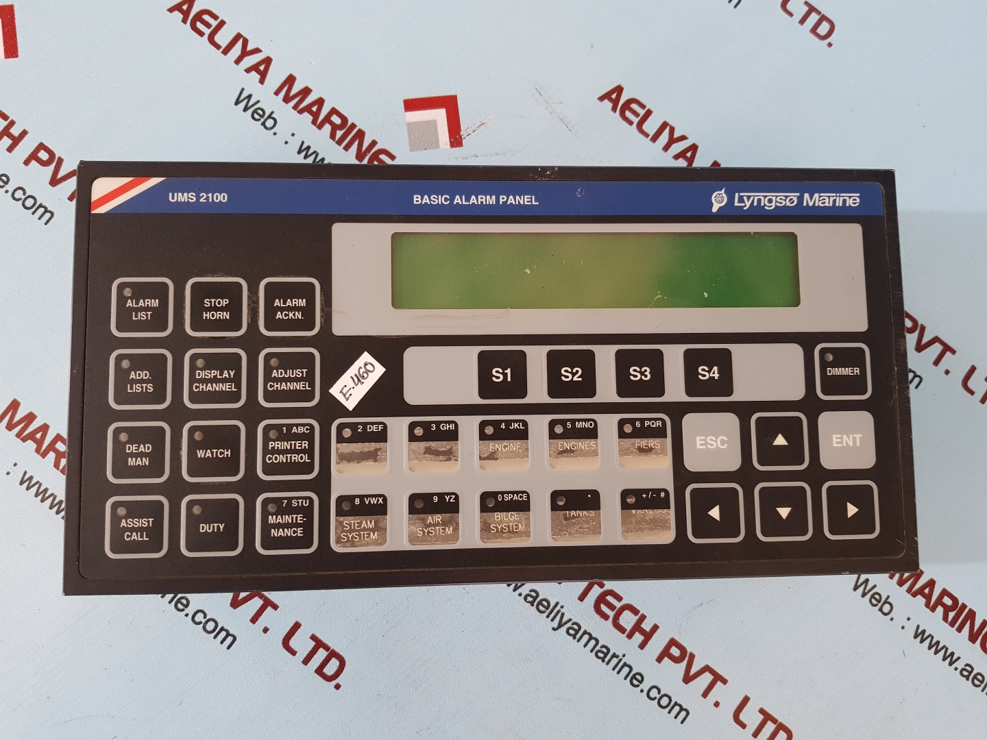 Lyngso marine ums 2100 basic alarm panel w 9926