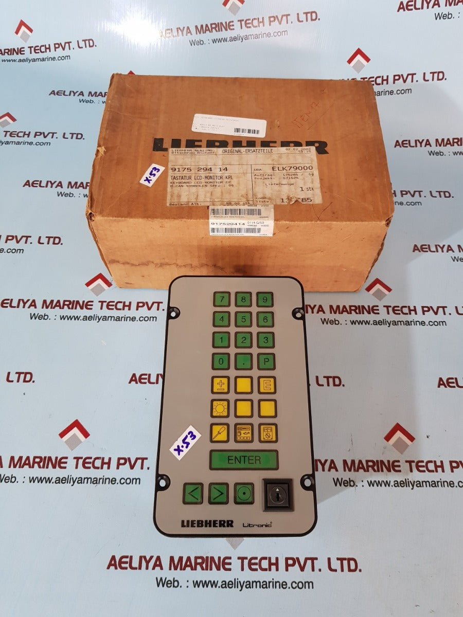Liebherr litronic 917529414 keyboard lcd-monitor