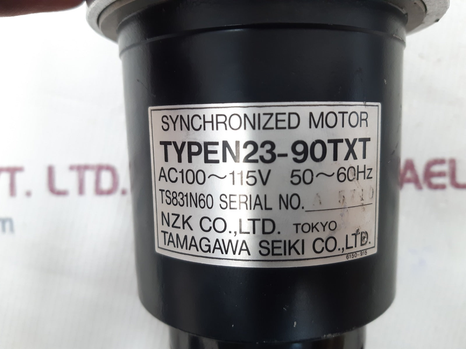 Tamagawa n23-90txt synchronized motor 100-115v 50-60hz