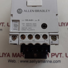 Allen-bradley 190-cps40 ser.a / 190-a40 ser.b motor starter