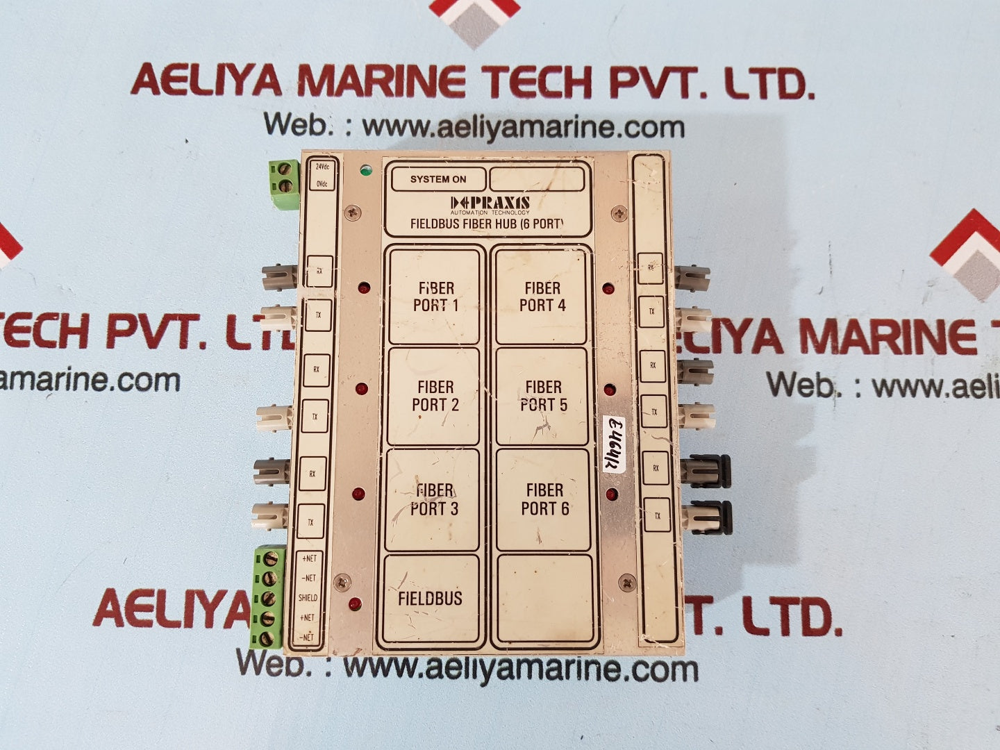 Praxis 98.6.040.700 Fieldbus fiber hub (6 port)