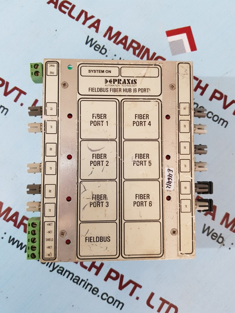 Praxis 98.6.040.700 Fieldbus fiber hub (6 port)