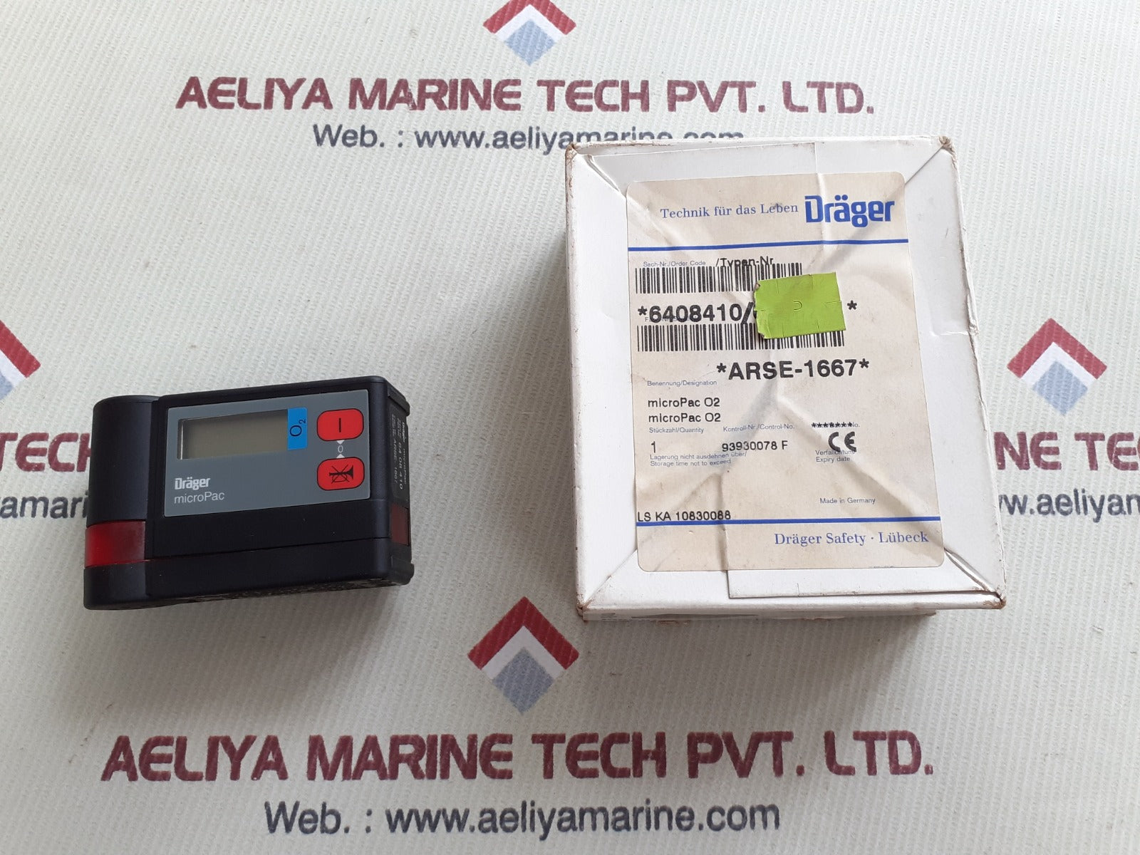 Drager micropac 6408410 gas monitor 