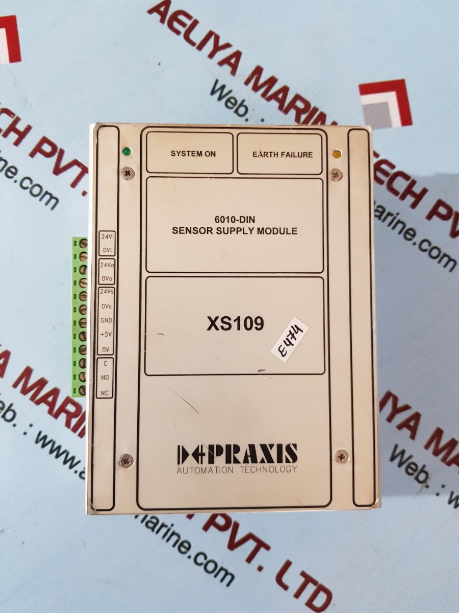 Praxis 98.6.010.701 sensor supply module xs109