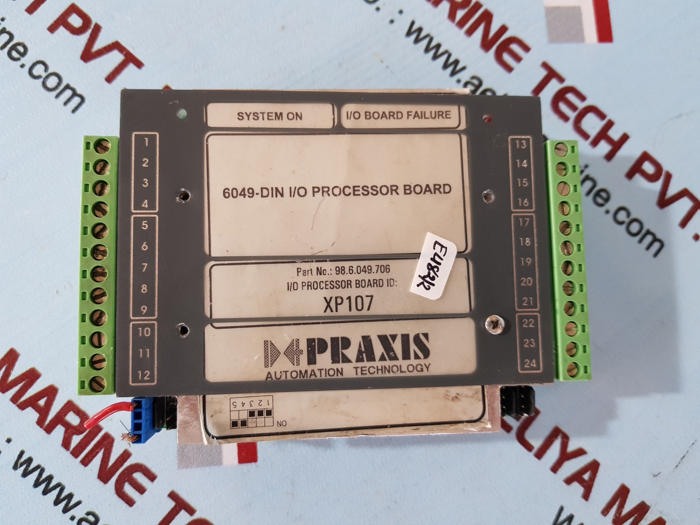 Praxis 98.6.049.706 6049-din i/o processor board