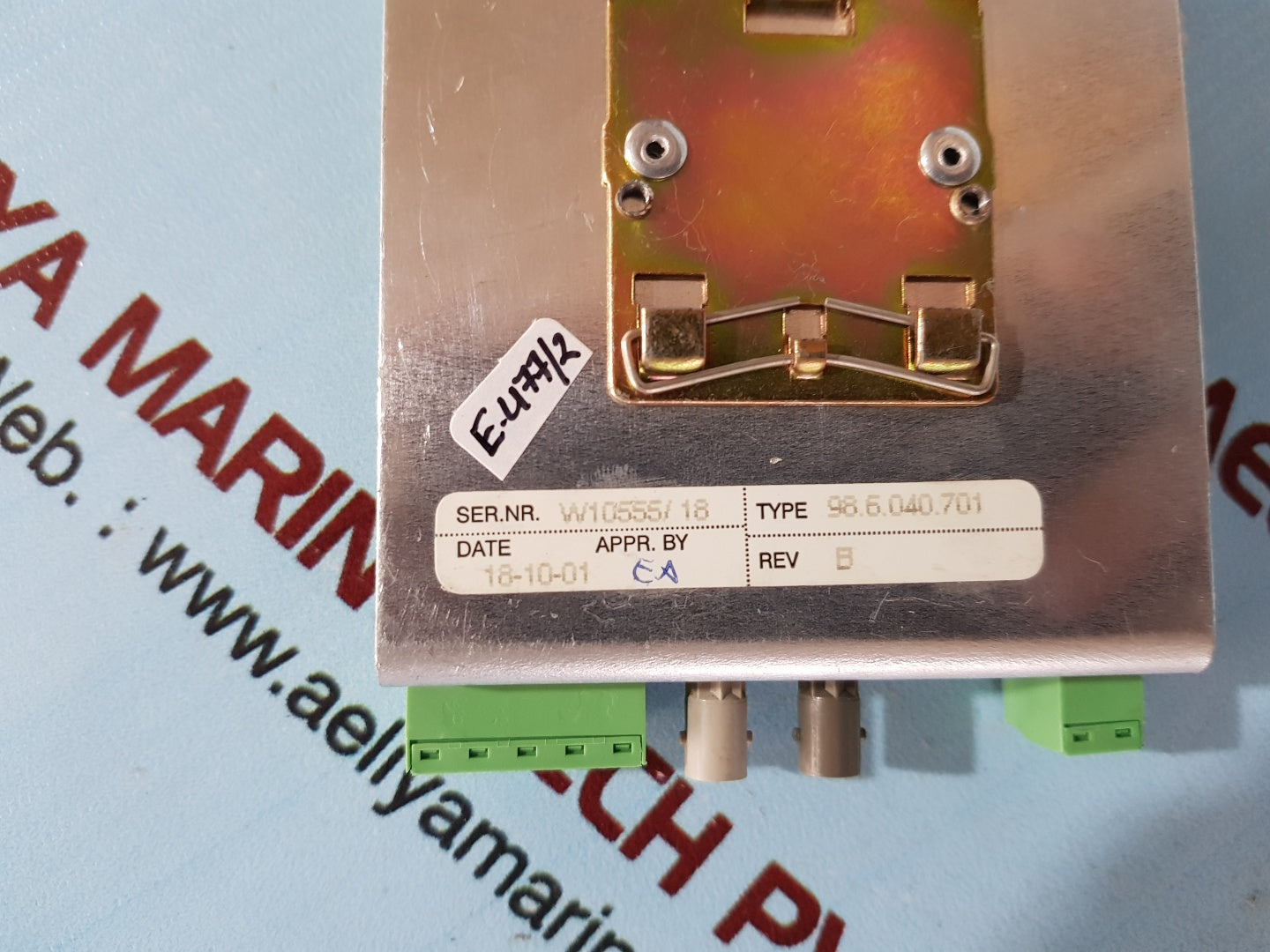Praxis 98.6.040.701 Fieldbus fiber converter rev.b