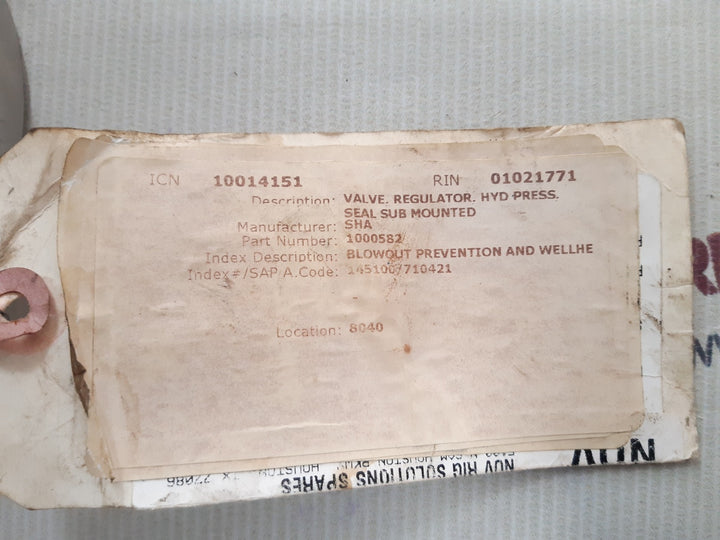 Gilmore 3917220 valve