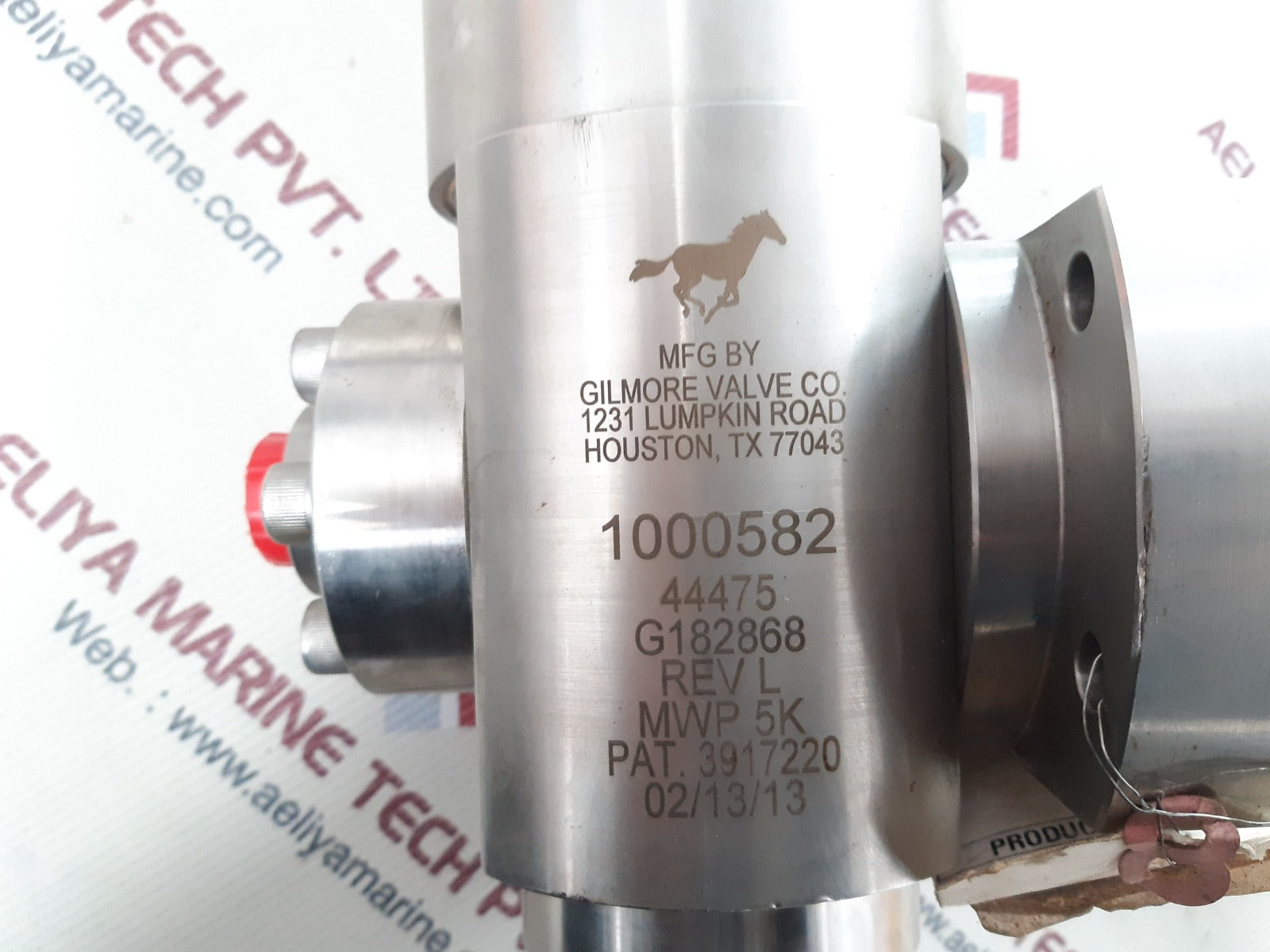 Gilmore 3917220 valve