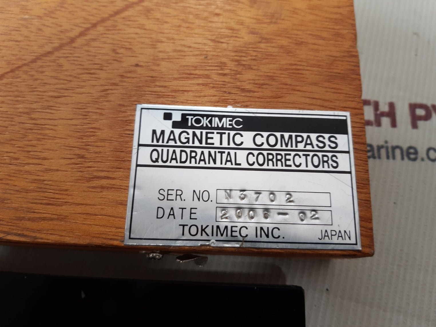 Tokimec magnetic compass glass