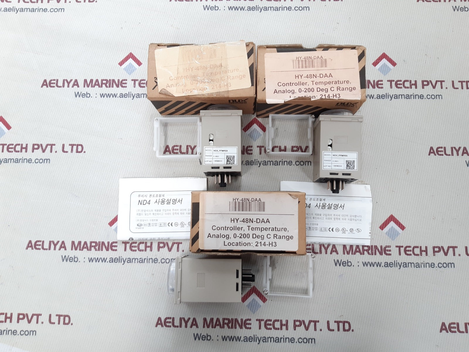 Hanyoung nux nd4_ppmr05 temperature controller