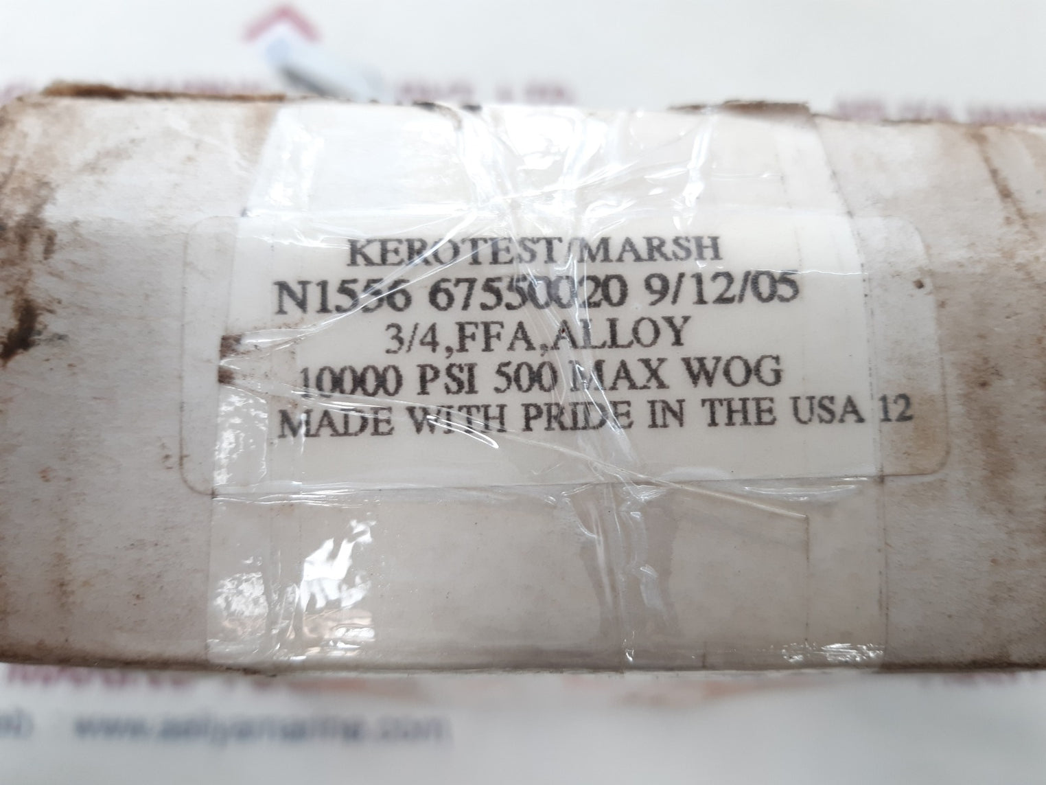 Kerotest/marsh n1556 needle valve 10000 psi