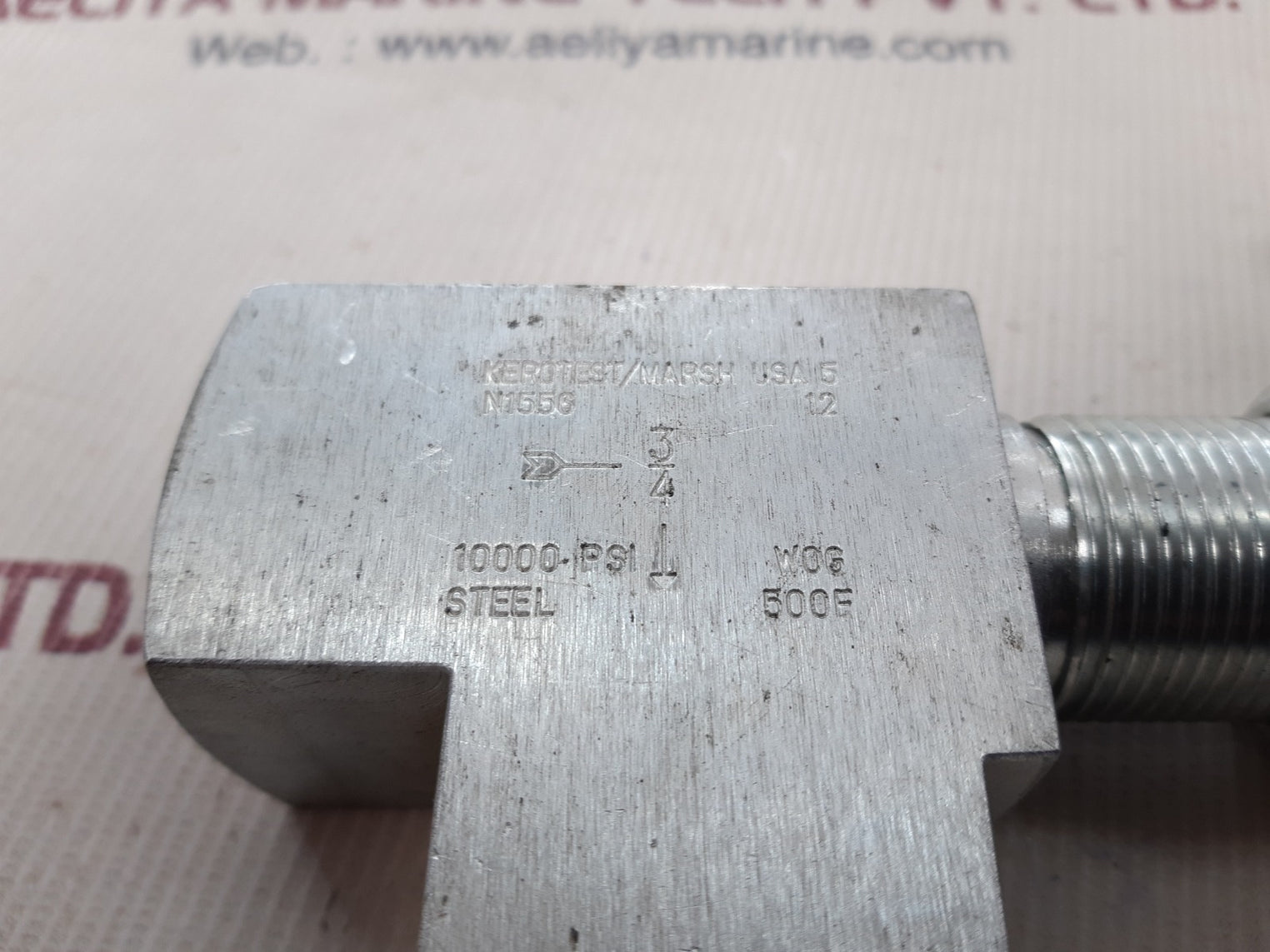 Kerotest/marsh n1556 needle valve 10000 psi