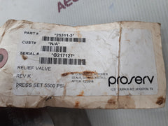 Gilmore 25311-3- g217127 relief valve
