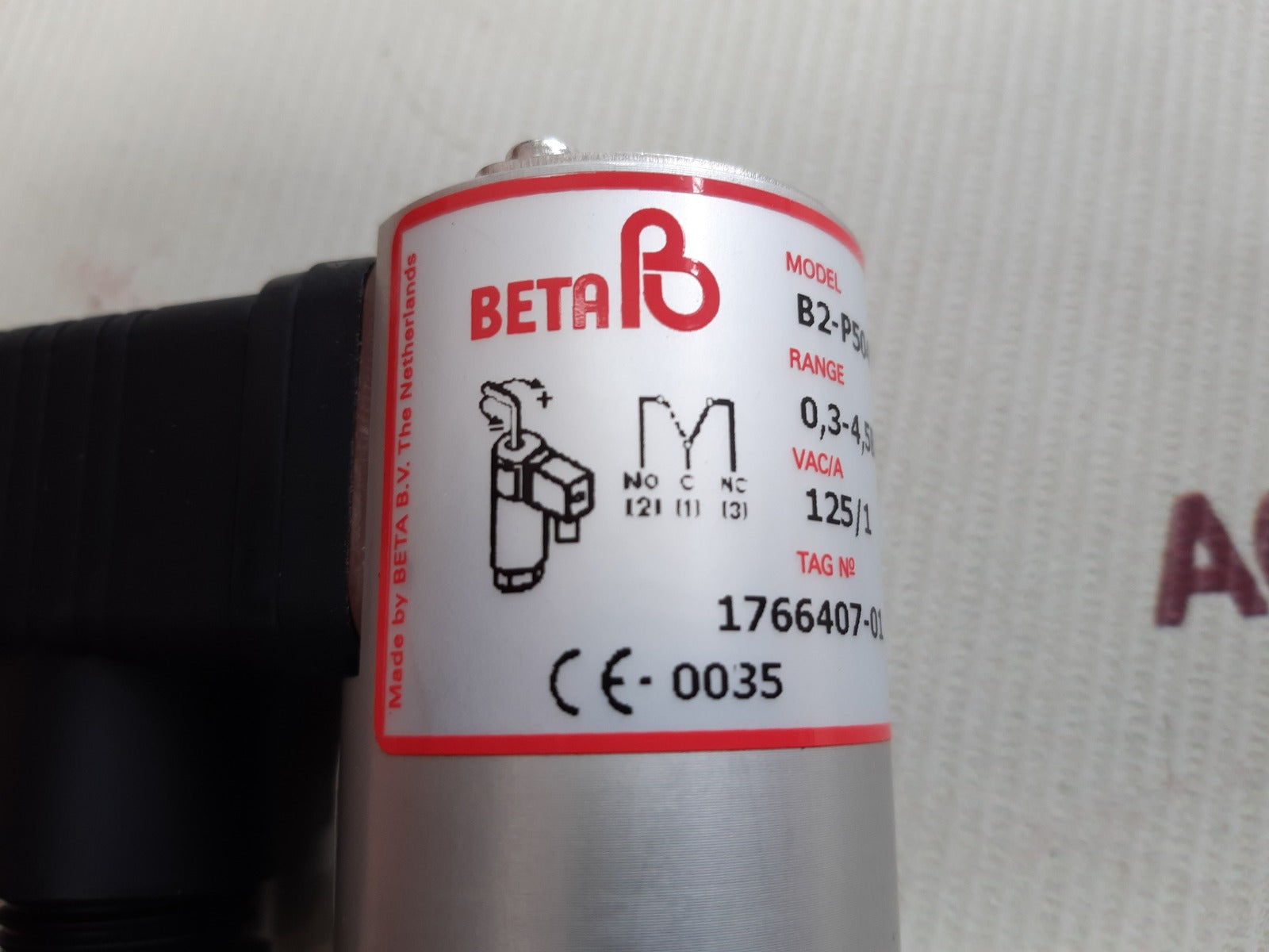 Beta b2-p504h-bxb-p2-bg-x1 pressure switch
