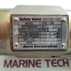 Asan svg-2w safety valve