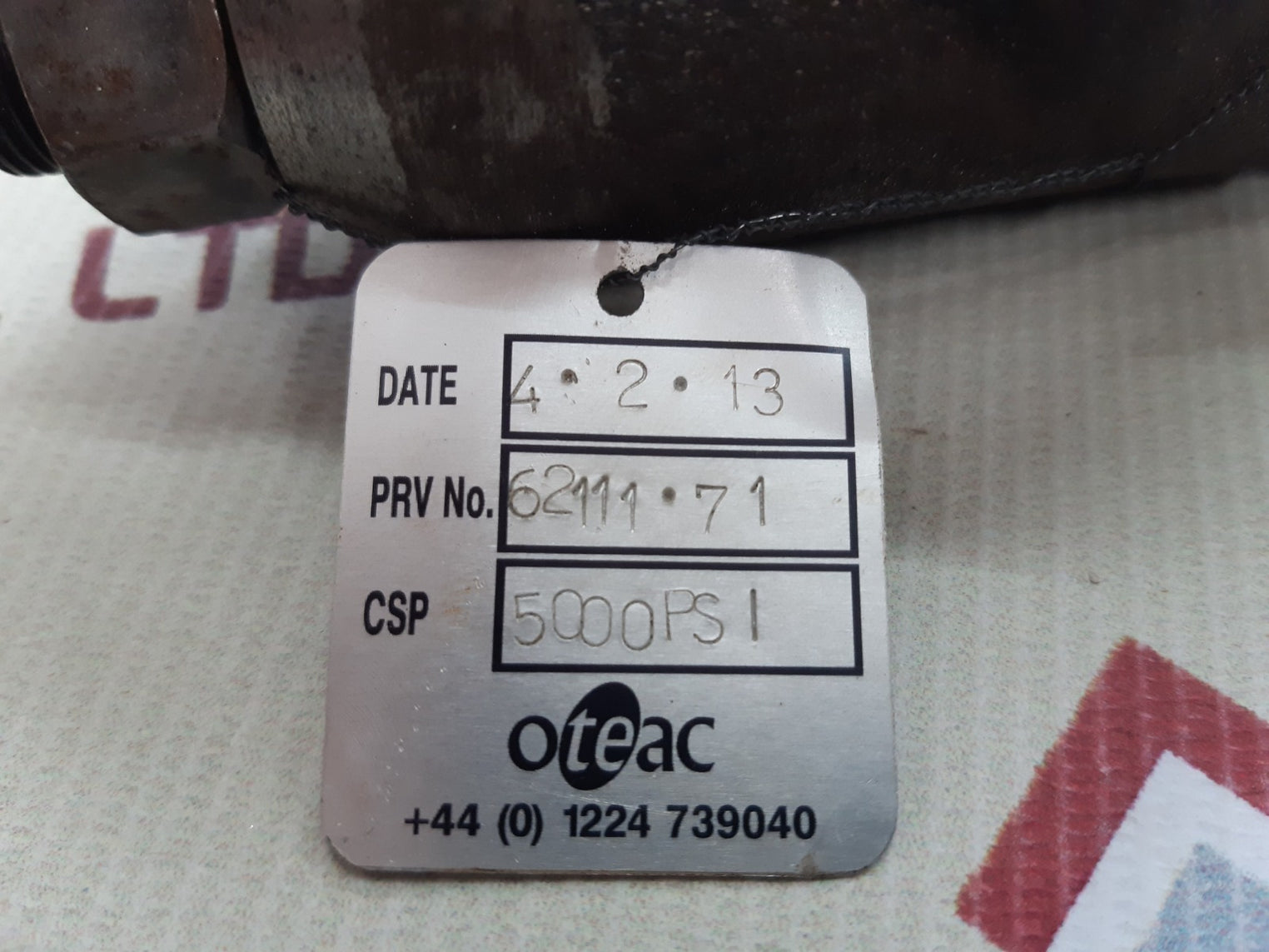 Gilmore 25320-4 valve 200016-3