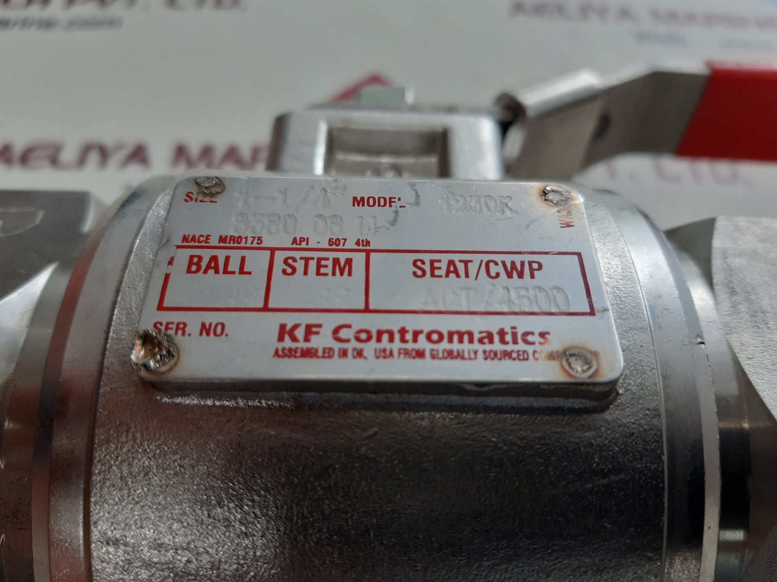 Kf contromatics 1230k valve