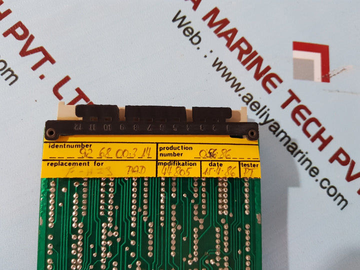 Liebherr 6610065 pcb card 92 68 003 14