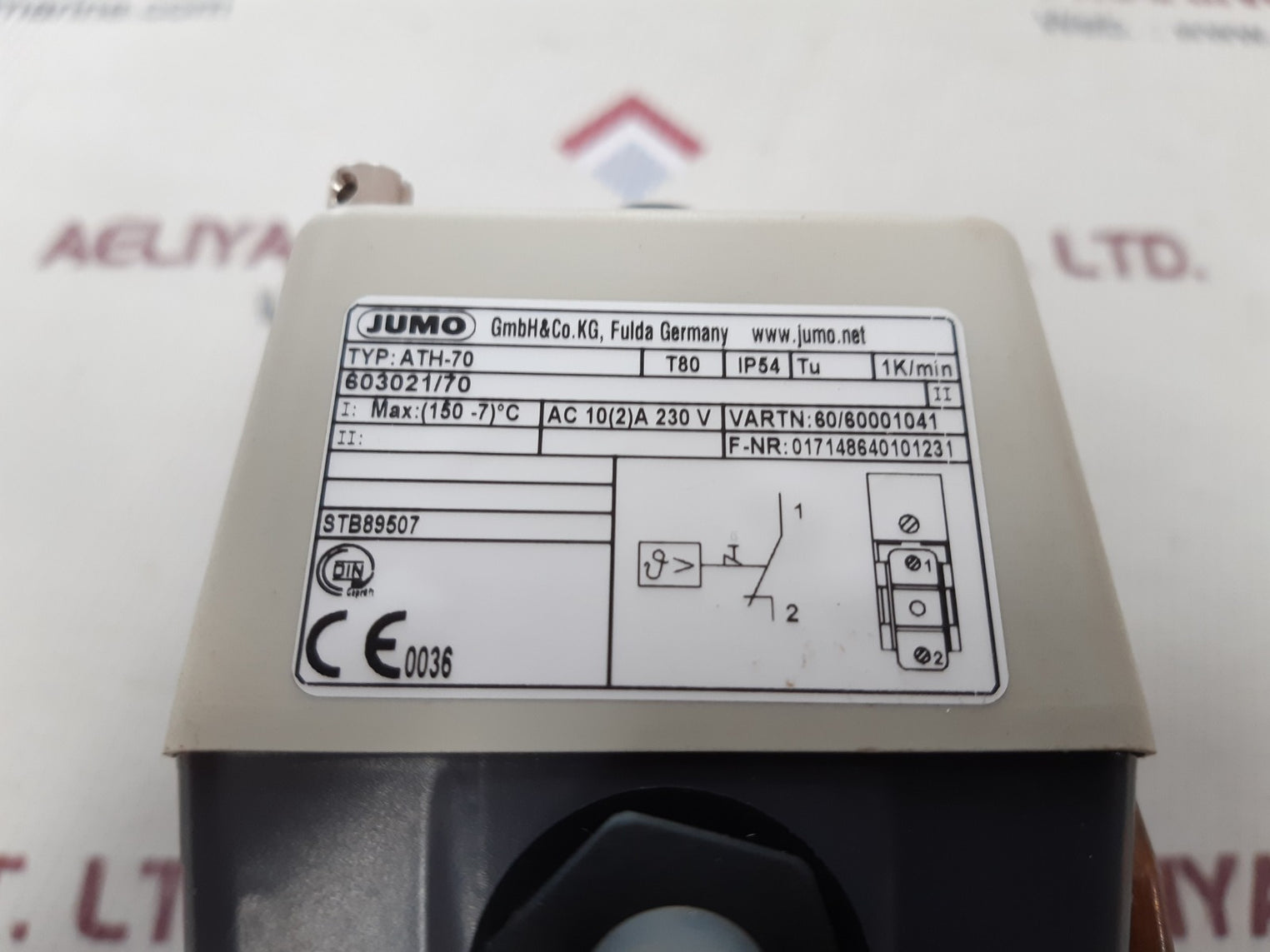 Jumo ath-70 surface mounting thermostat