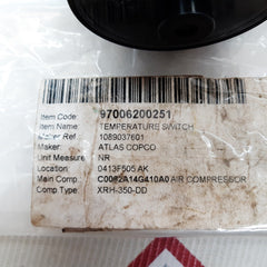 Atlas copco 10890376-01 temperature switch