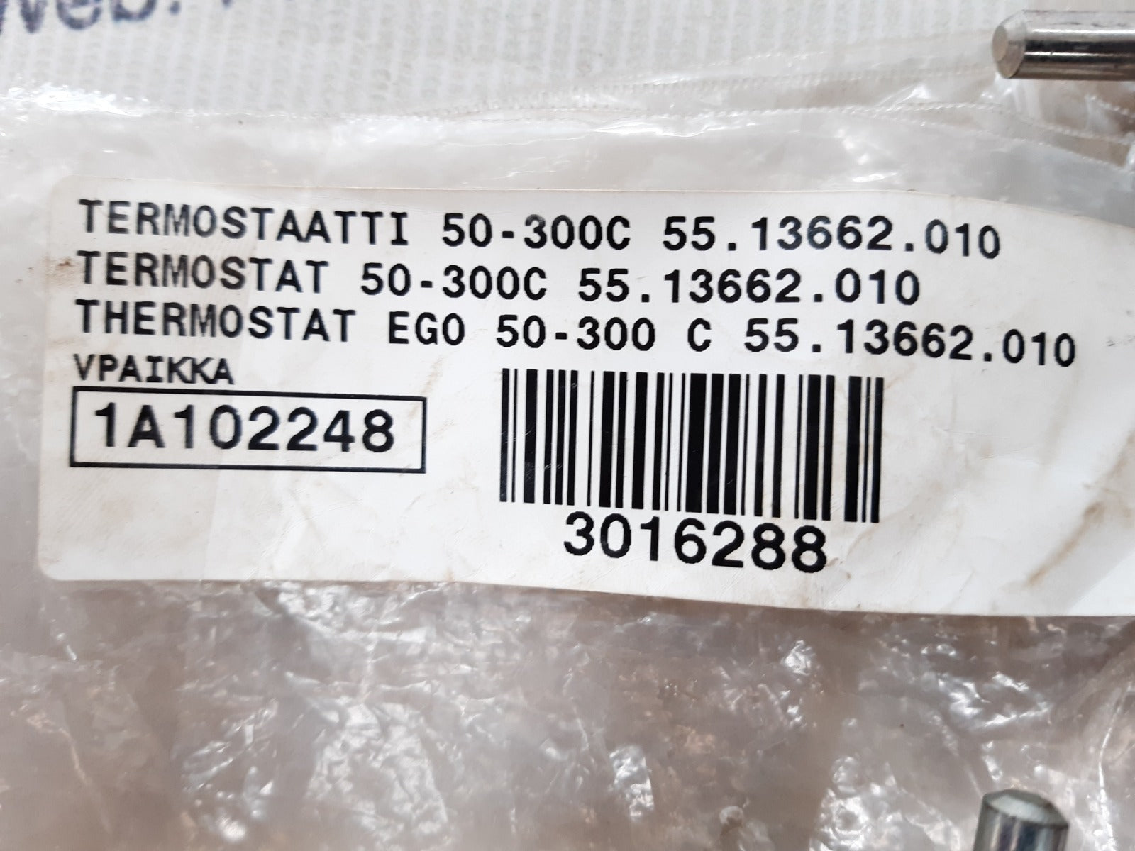 Ego 55.13662.010 thermostat