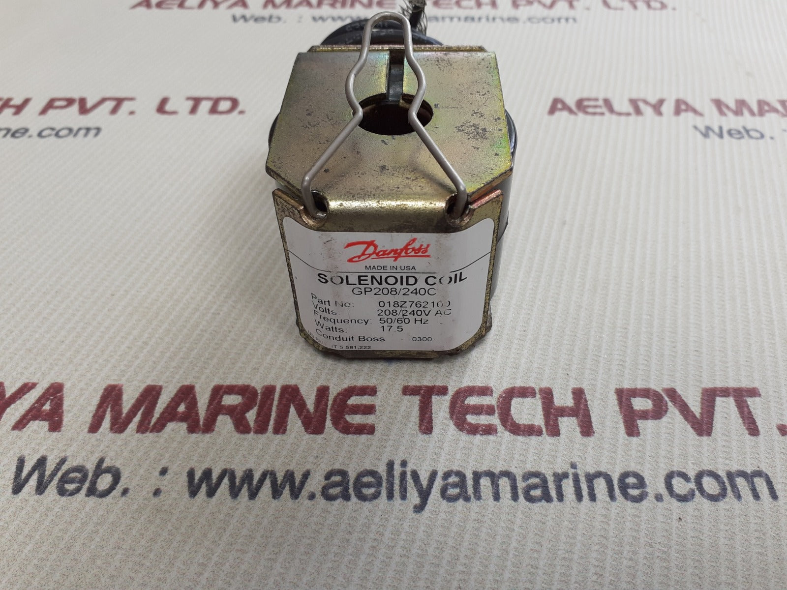 Danfoss gp208/240c solenoid coil 018z762100 208/240v ac 50/60hz