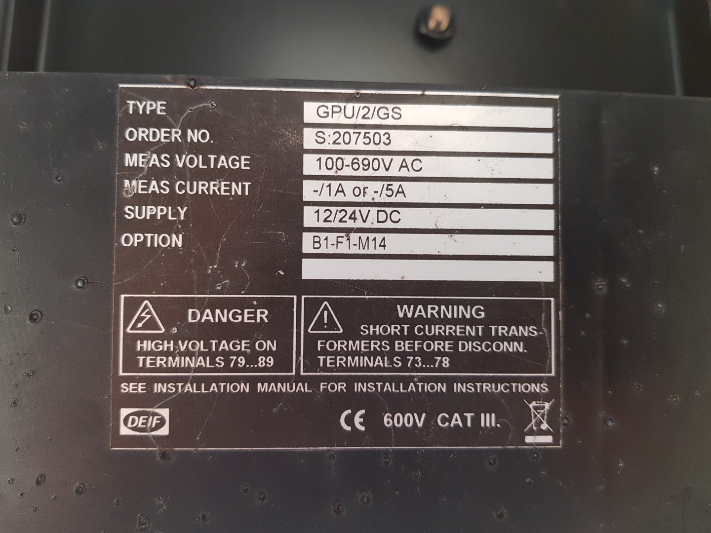 Deif dpd 03020 pcb card 1044500300d