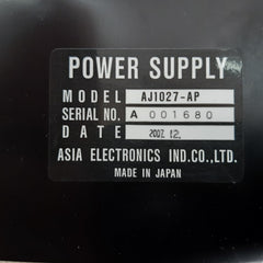 Asia electronics aj1027-ap power supply