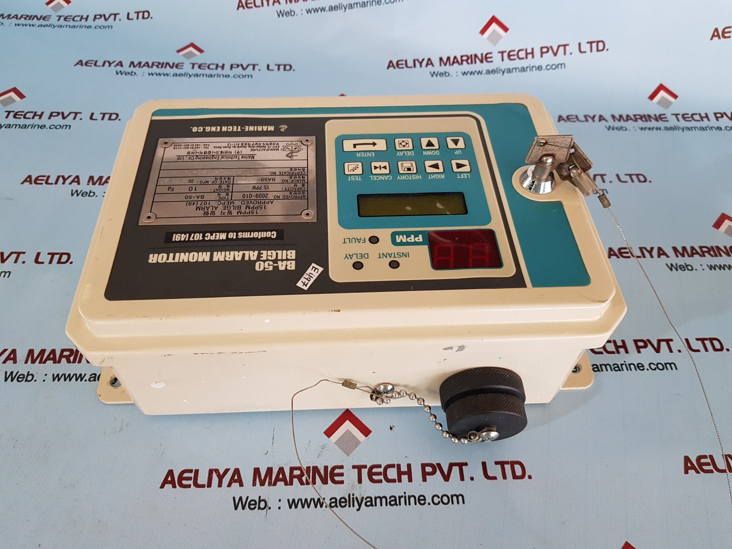 Marine-tech ba-50 15ppm bilge alarm monitor