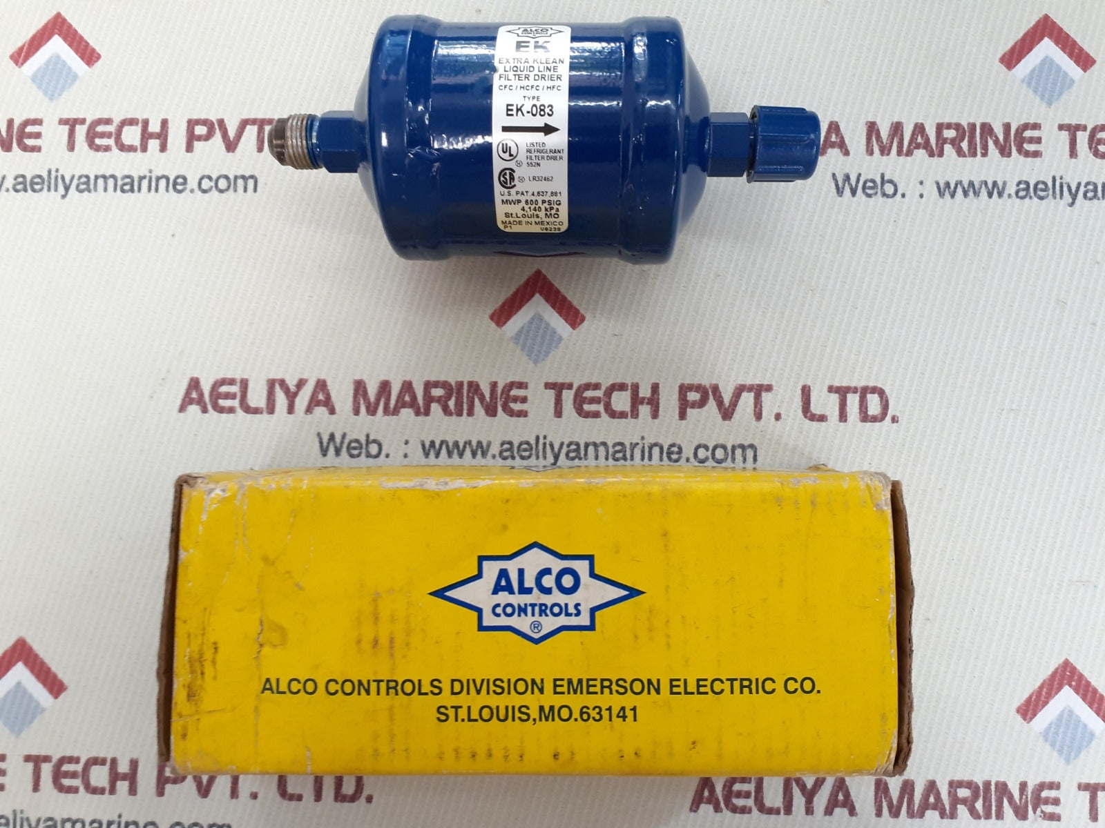 Alco controls ek083 liquid line filterdrier Aeliya Marine Tech