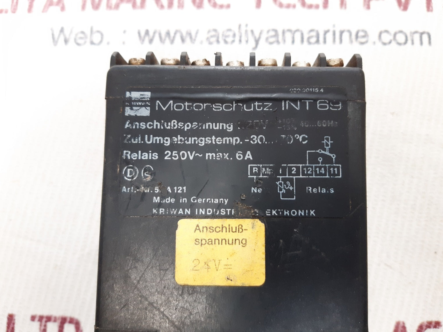 Kriwan int 69 motor protector