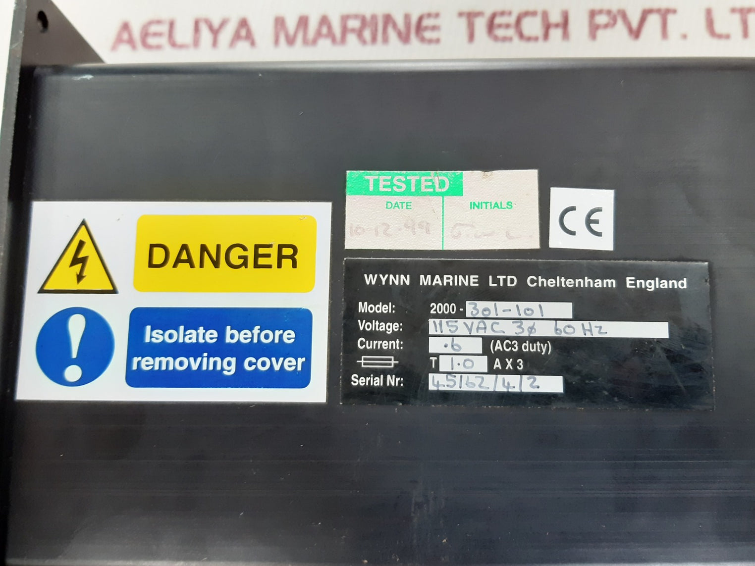 Wynn 2000-301-101 marine ship boats wiper control units