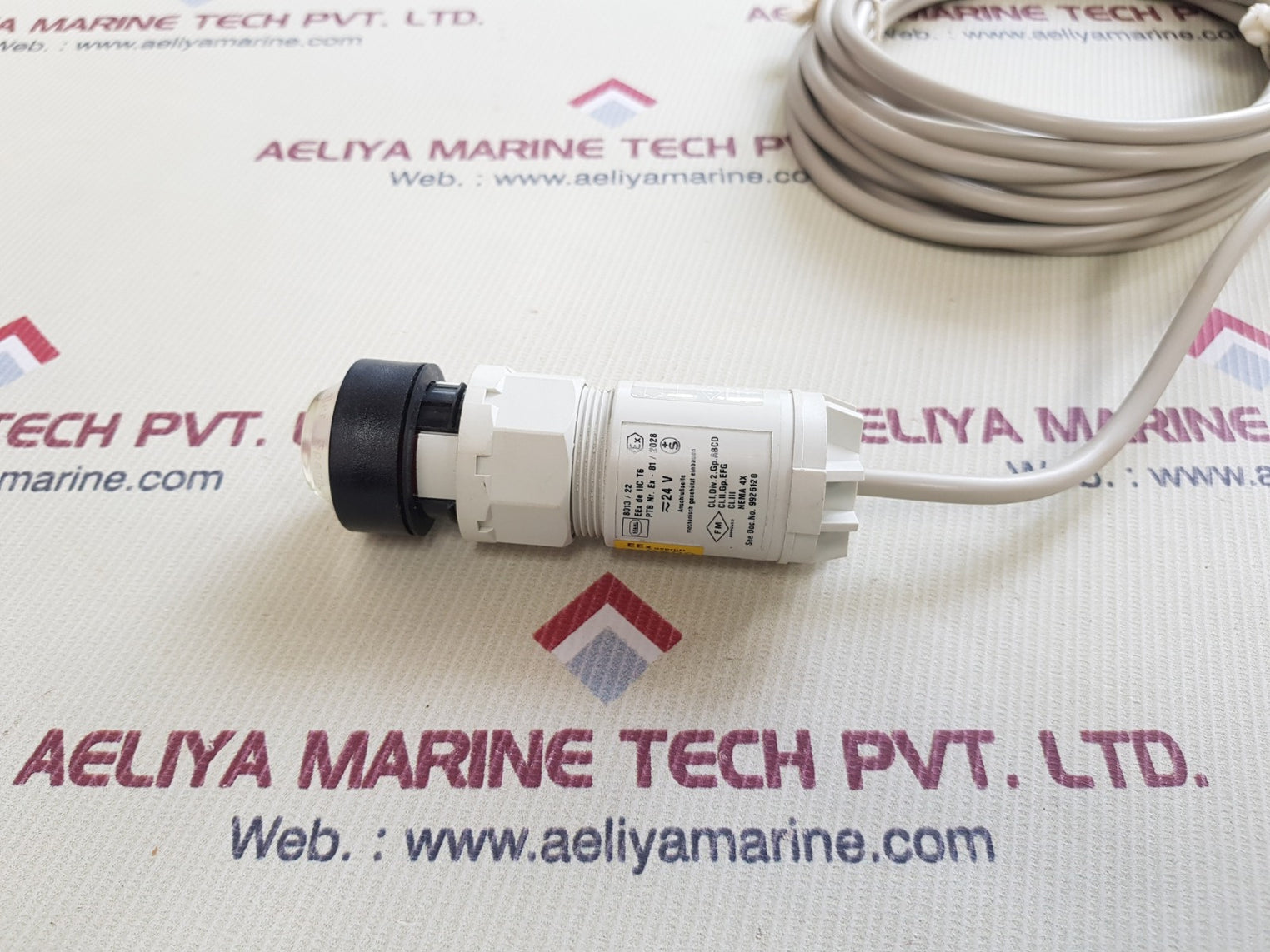 Killark stahl indication light yellow (dcp)