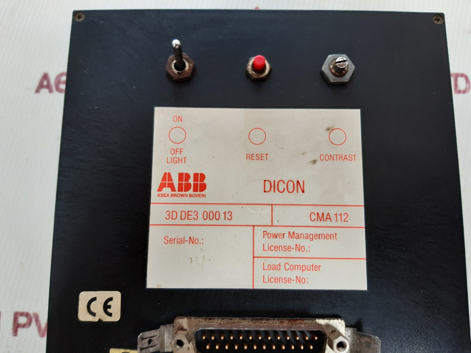 Abb dicon 3d de3 00013 diesel control