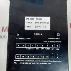 Selec rc102a digital rpm indicator