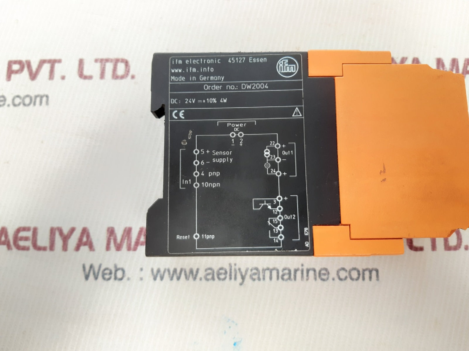 Ifm electronic dw2004 monitor