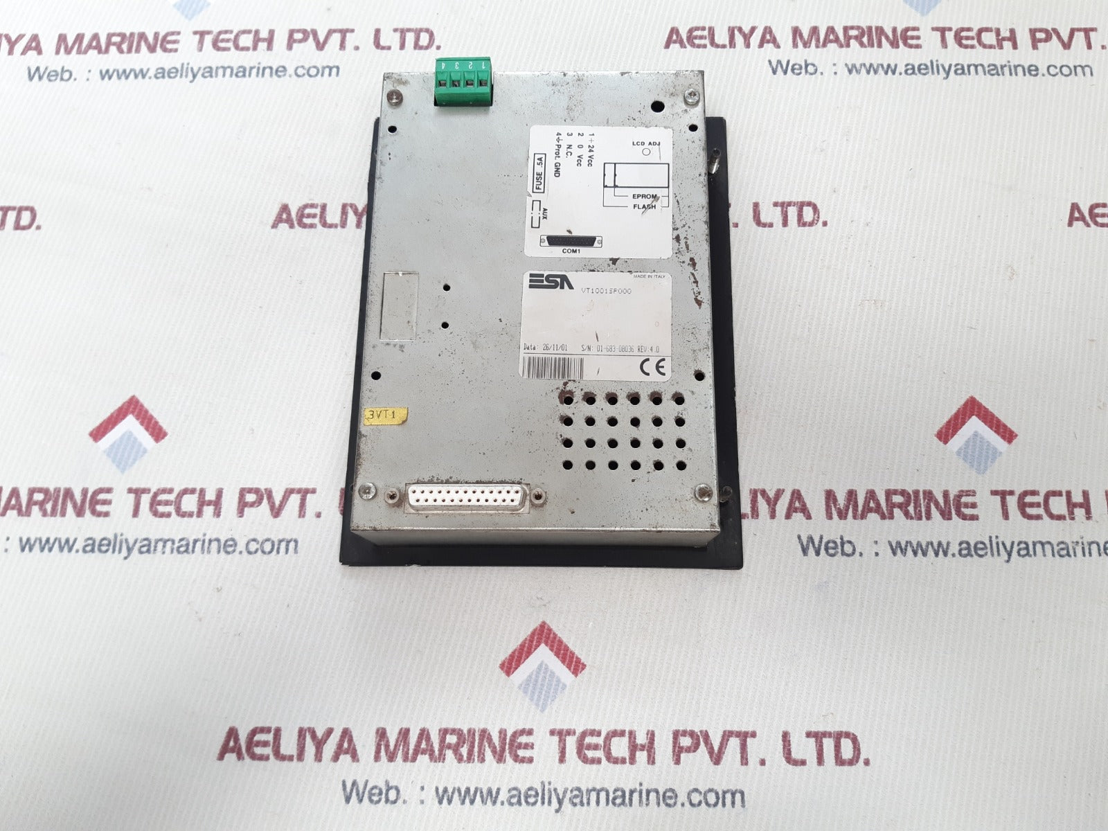 Esa vt 100 operator panel