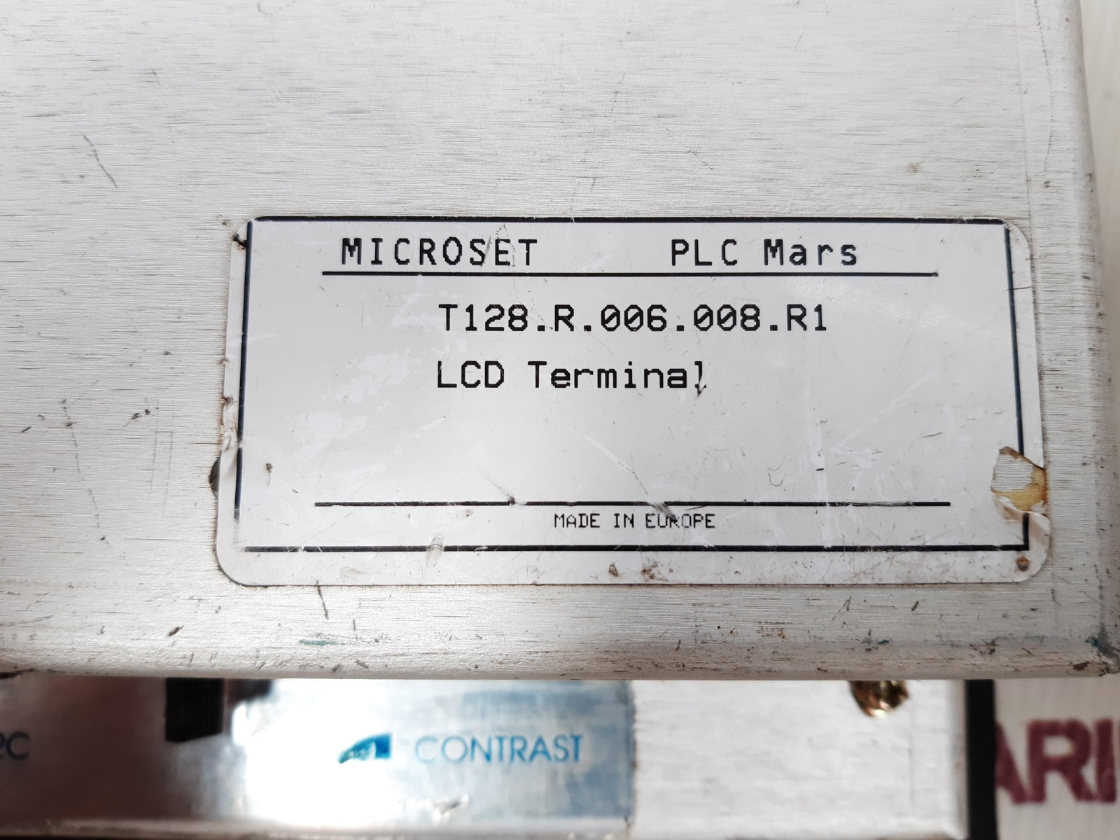 Microset marzoli t3 control panel t128.r.006.008.r1