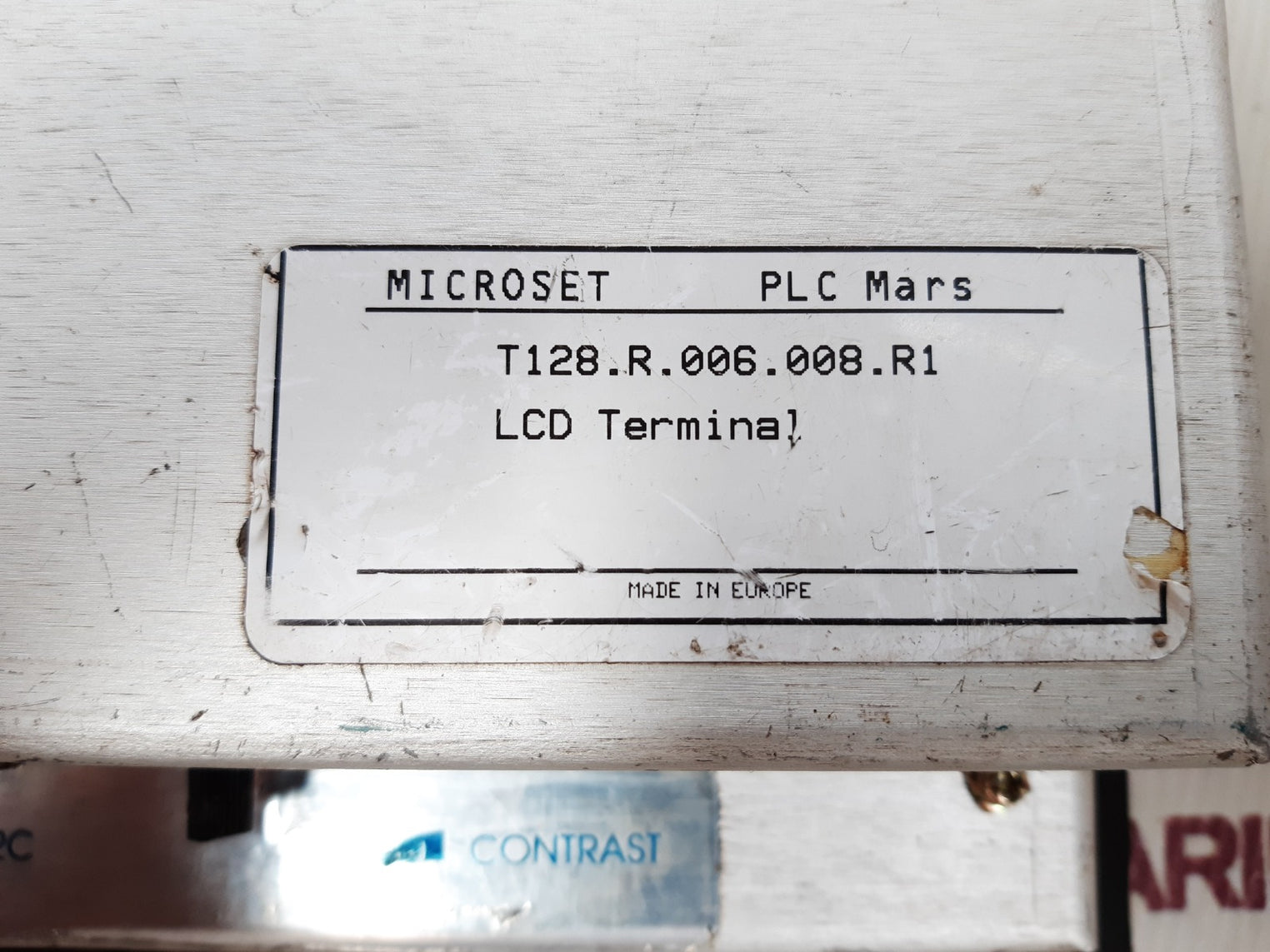Microset marzoli t3 control panel t128.r.006.008.r1
