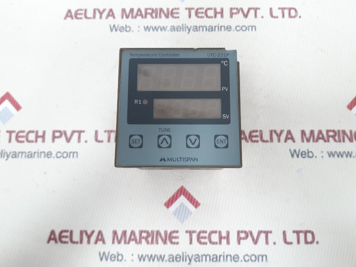 Multispan utc-221p temperature controller