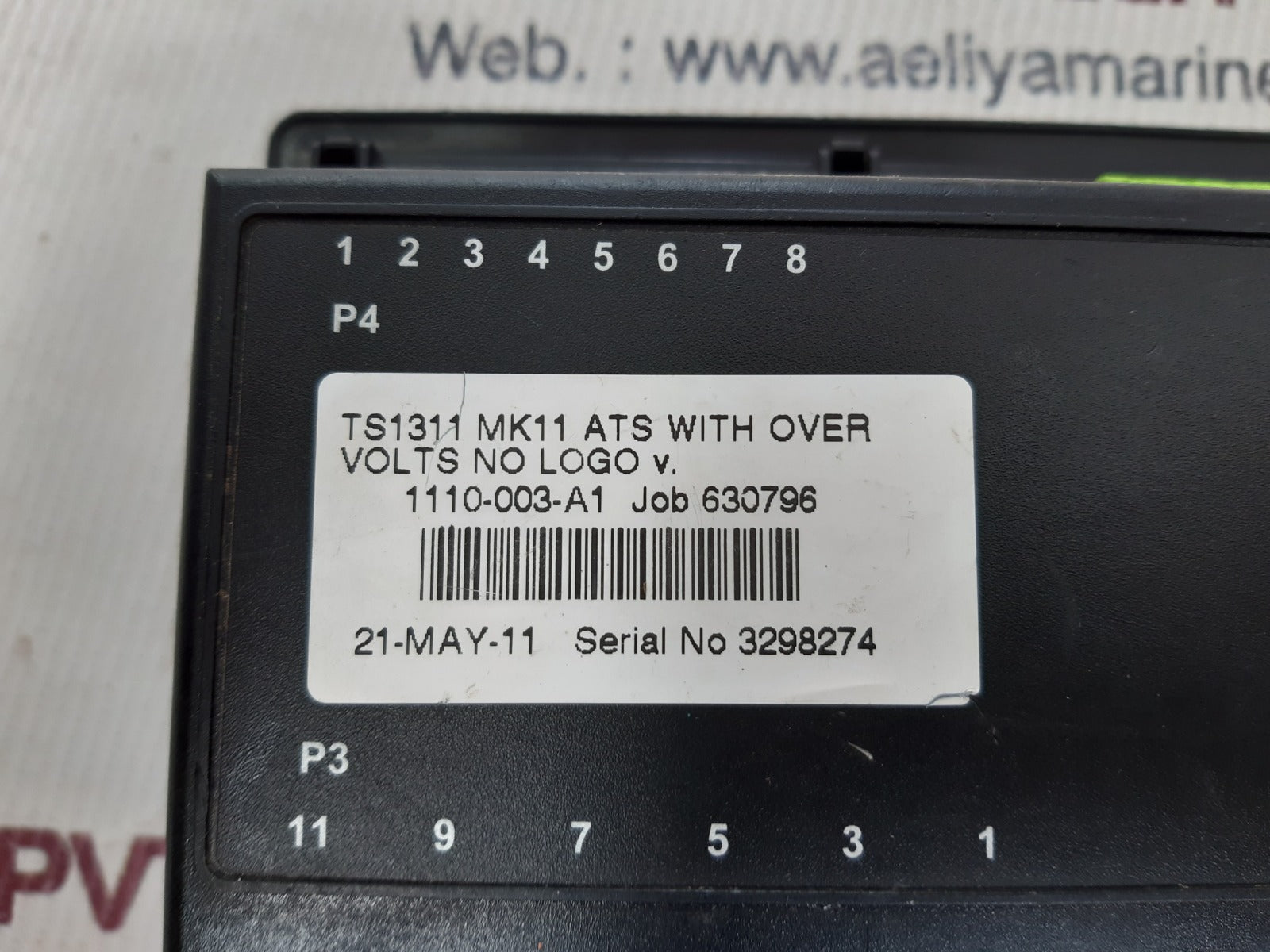 Ts1311 mk11 control panel