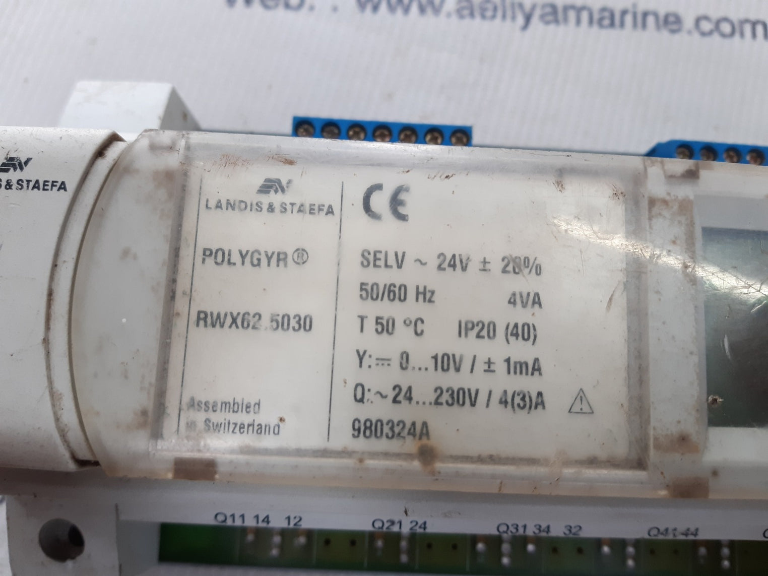 Landis & staefa rwx62.5030 polygyr controller