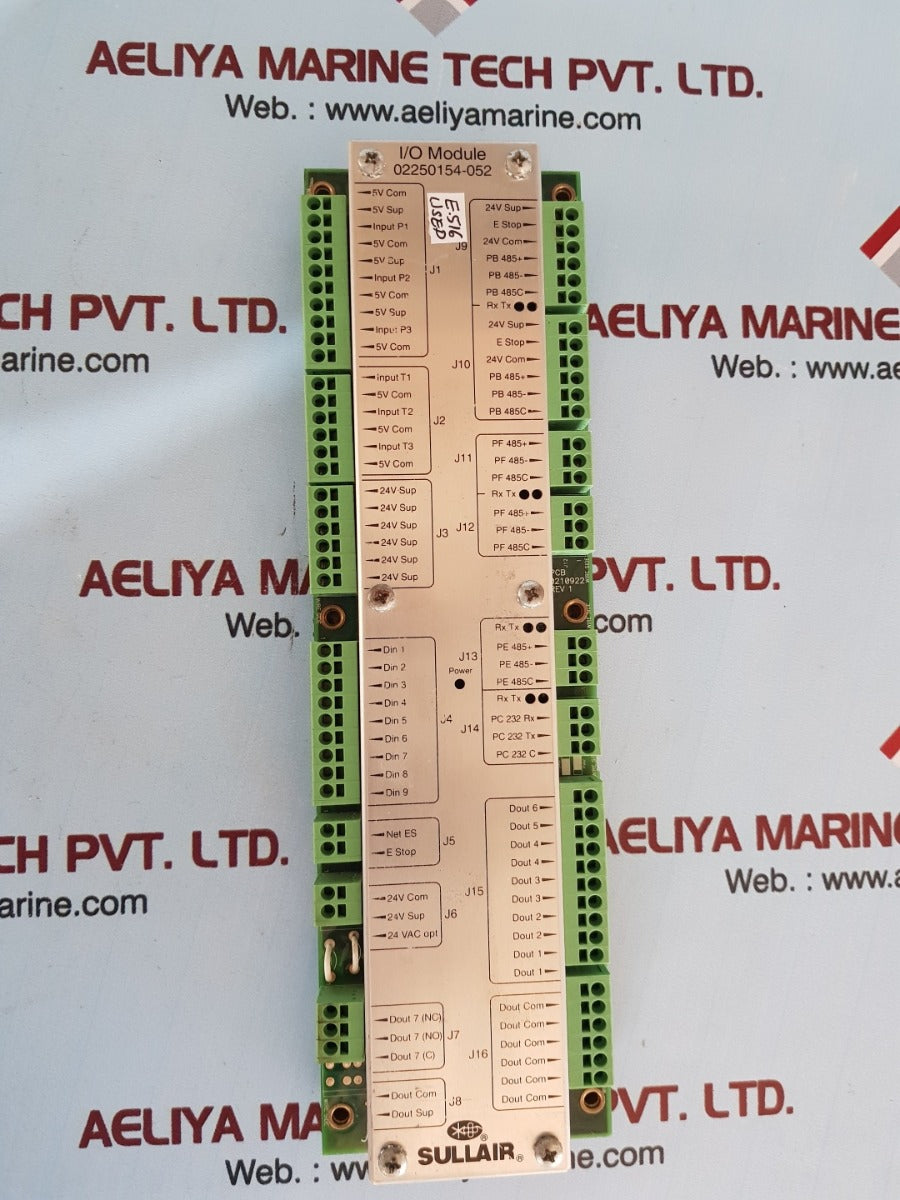 Sullair 02250154-052 i/o module – Aeliya Marine Tech